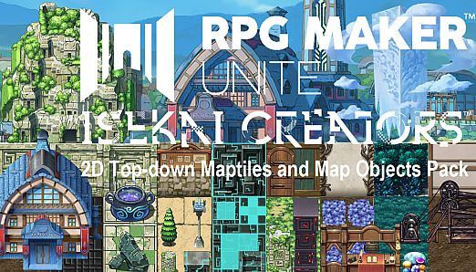 ISEKAI CREATORS 2D Top-down Maptiles and Map Objects Pack