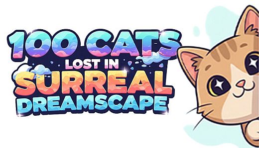100 Cats Lost in Surreal Dreamscape