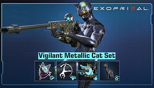 Exoprimal - Vigilant Metallic Cat Set