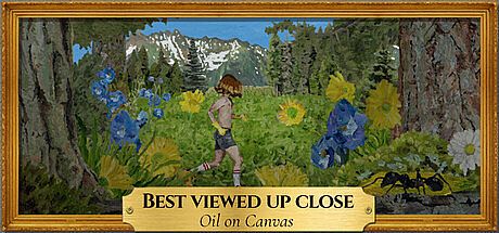 Best Viewed Up Close: Oil on Canvas Game