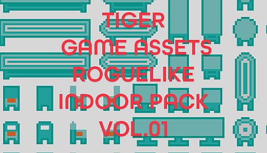 TIGER GAME ASSETS ROGUELIKE INDOOR PACK VOL.01