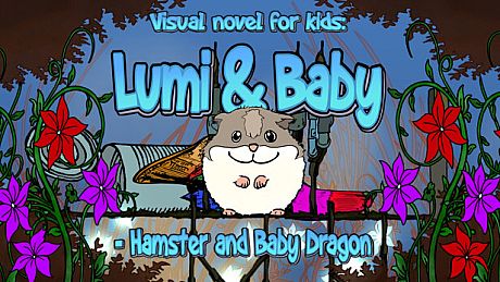 Visual novel for the kids: Lumi And Baby - Hamster And Baby Dragon Game