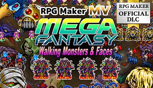 RPG Maker MV - MEGA FANTASY Walking Monsters and Faces