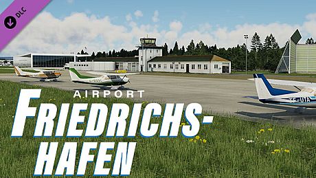 X-Plane 12 Add-on: Aerosoft - Airport Friedrichshafen DLC