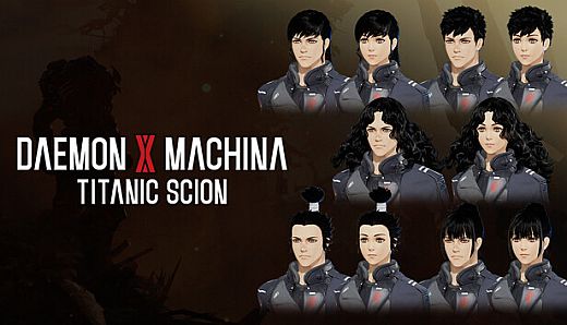 Daemon X Machina: Titanic Scion - Hairstyle Set 1