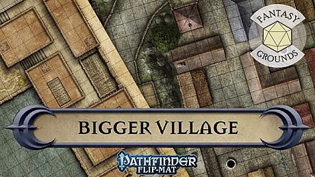 Fantasy Grounds - Pathfinder RPG - Pathfinder Flip-Mat - Bigger Village DLC