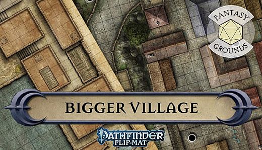 Fantasy Grounds - Pathfinder RPG - Pathfinder Flip-Mat - Bigger Village