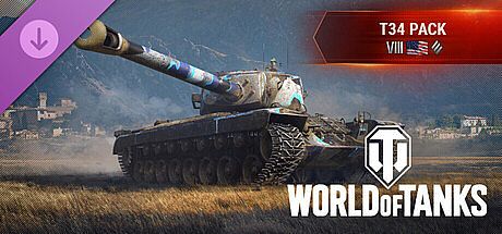 World of Tanks — T34 Pack (VIII American Heavy Tank)