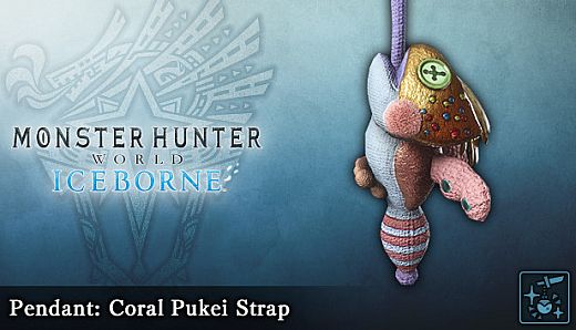 Monster Hunter World: Iceborne - Pendant: Coral Pukei Strap