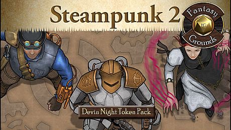 Fantasy Grounds - Devin Night Pack 77: Steampunk 2 (Token Pack) DLC