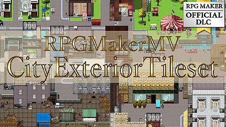 RPG Maker MV - City Exterior Tileset DLC