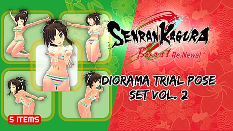 SENRAN KAGURA Burst Re:Newal - Diorama Trial Pose Set Vol. 2 DLC