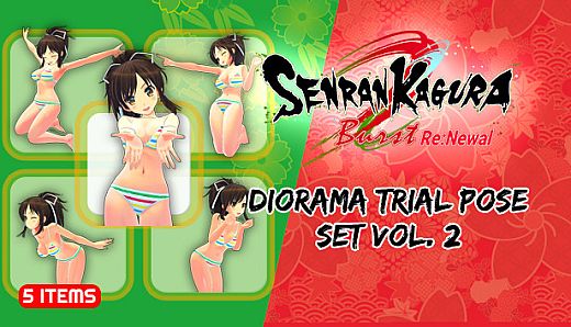 SENRAN KAGURA Burst Re:Newal - Diorama Trial Pose Set Vol. 2