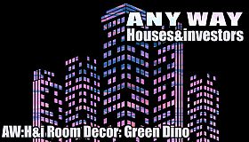 AnyWay! :Houses&investors - AW:H&i Room Decor: Green Dino