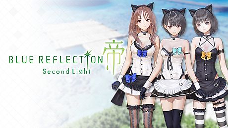 BLUE REFLECTION: Second Light - Rena, Hinako & Uta Costumes - Hospitable Kitties DLC