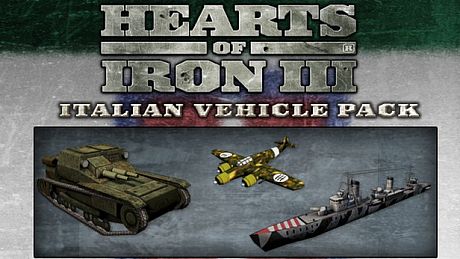Hearts of Iron III: Italian Vehicle Pack DLC