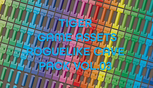 TIGER GAME ASSETS ROGUELIKE CAVE PACK VOL.03