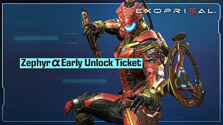 Exoprimal - Zephyr α Early Unlock Ticket DLC