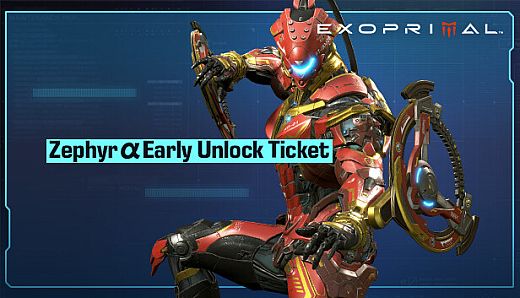 Exoprimal - Zephyr α Early Unlock Ticket