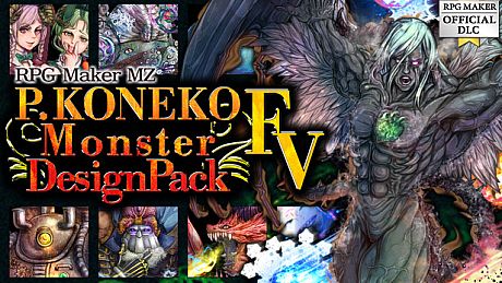 RPG Maker MZ - P. KONEKO Monster Design Pack FV DLC
