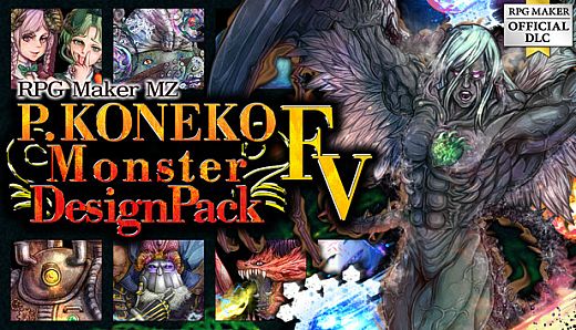 RPG Maker MZ - P. KONEKO Monster Design Pack FV