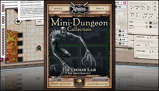 Fantasy Grounds - Mini-Dungeon #025: The Choker Lair (PFRPG)