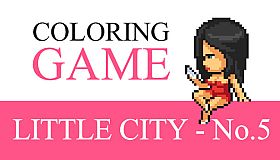 Coloring Game: Little City - No.5