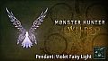 Monster Hunter Wilds - Pendant: Violet Fairy Light