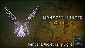 Monster Hunter Wilds - Pendant: Violet Fairy Light
