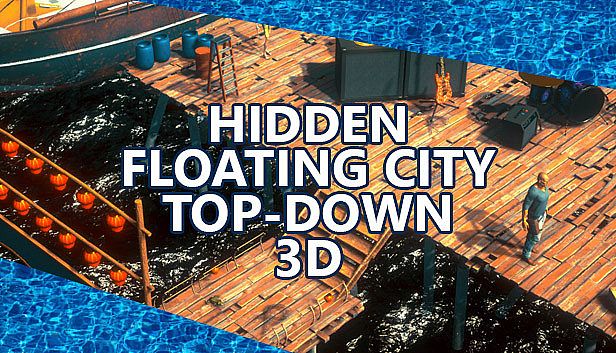Buy Hidden Floating City Top-Down 3D