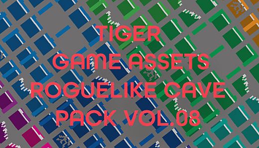 TIGER GAME ASSETS ROGUELIKE CAVE PACK VOL.08