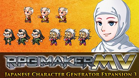 RPG Maker MV - Japanese Character Generator Expansion 3 DLC