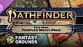 Fantasy Grounds - Pathfinder RPG - Pathfinder Flip-Mat: Temples Multi-Pack
