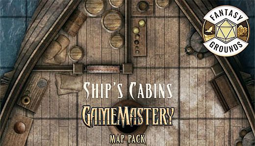 Fantasy Grounds - Pathfinder RPG - GameMastery Map Pack: Ship's Cabin
