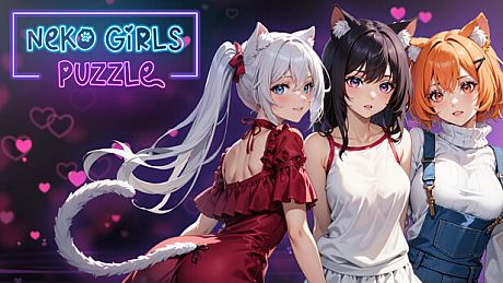 Neko Girls Puzzle Game