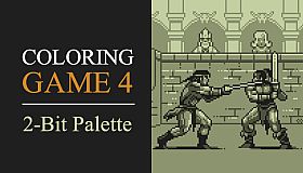 Coloring Game 4 – 2-Bit Palette