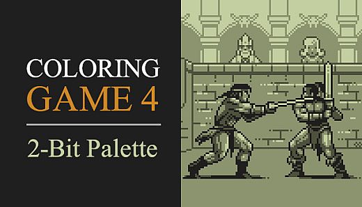 Coloring Game 4 – 2-Bit Palette