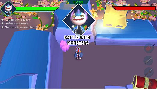 Battle with monsters game 3D