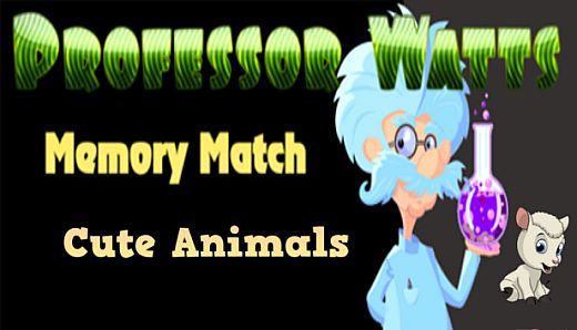 Professor Watts Memory Match: Cute Animals