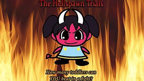 Hellspawn Trials: how many toddlers can you beat in a fight? Game