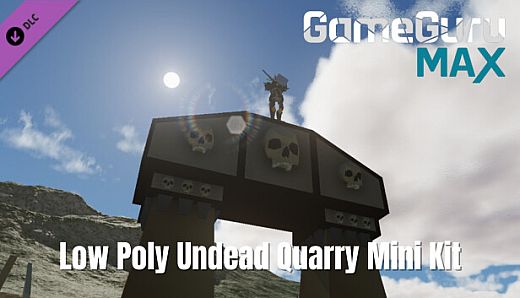 GameGuru MAX Low Poly Mini-Kit - Undead Quarry