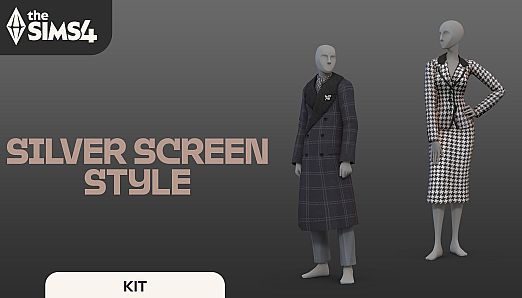 The Sims 4 Silver Screen Style Kit