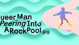 Queer Man Peering Into A Rock Pool.jpg