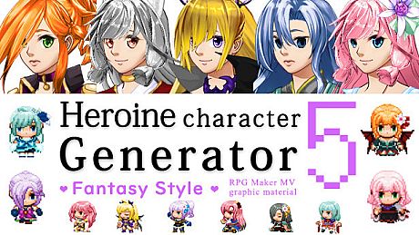 RPG Maker MV - Heroine Character Generator 5 DLC