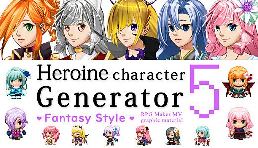 RPG Maker MV - Heroine Character Generator 5