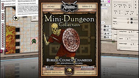 Fantasy Grounds -  Mini-Dungeon #001: Buried Council Chambers (PFRPG) DLC