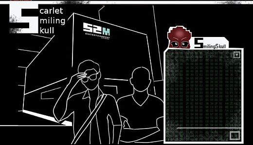 Scarlet Smiling Skull