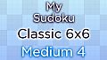 My Sudoku - Classic 6x6 Medium 4