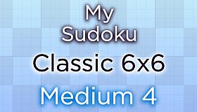My Sudoku - Classic 6x6 Medium 4
