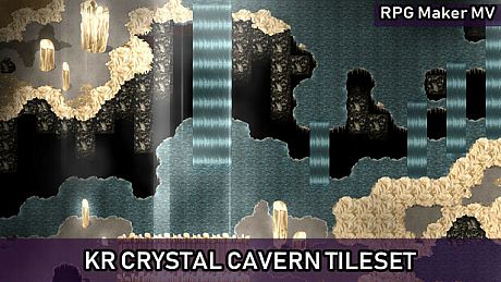 RPG Maker MV - KR Crystal Cavern Tileset DLC